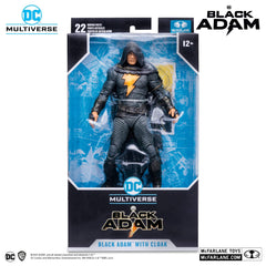 McFarlane DC Multiverse Black Adam- Black Adam With Cloak