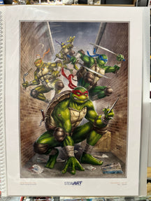 Stewart McKenny - Signed Teenage Mutant Ninja Turtles Print