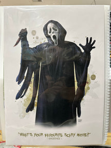 Stewart McKenny - Signed Ghost Face Print