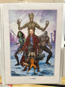 Stewart McKenny - Signed Guardians Of Thee Galaxy Print