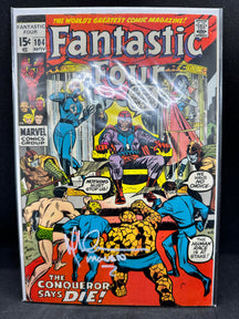 Fantastic Four #104 Nov 1970 Bronze Age Magneto Submariner Cover - Signed by Matthew Waterson with COA