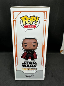 FUNKO POP VINYL - MOFF GIDEON GLOW IN THE DARK POP & T-SHIRT BUNDLE, SIGNED BY GIANCARLO ESPOSITO