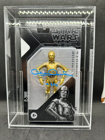 HASBRO STAR WARS BLACK SERIES C-3PO FIGURINE- SIGNED BY ANTHONY DANIELS