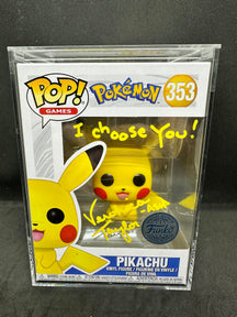 FUNKO POP VINYL - PIKACHU #353 SIGNED BY VERONICA TAYLOR