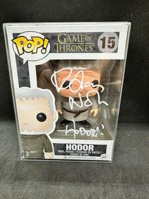 Signed Kristian Nairn* Funko Pop Game Of Thrones #15 Hodor GoT JSA COA Auto