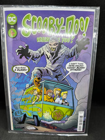 SCOOBY DOO WHERE ARE YOU #111 COMIC BOOK - SIGNED BY NEIL FANNING, THE VOICE OF SCOOBY DOO.